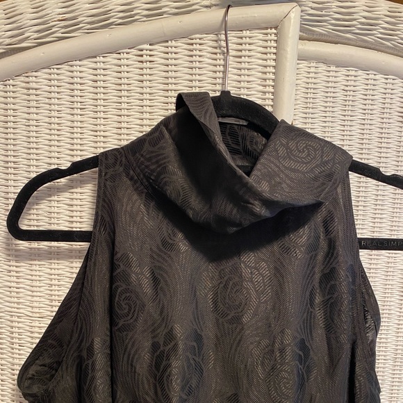 Vintage Fendi Black Rose Embroidered Formal Gown - Picture 11 of 14